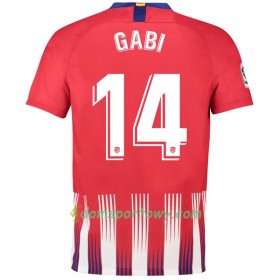Koszulka Atlético Madryt Gabi 14 Domowe Koszulki Piłkarskie 2018-2019 Krótki Rękaw